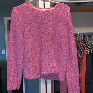 L L Bean pink women’s sweater!!
